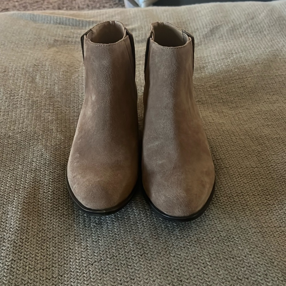 Suede ankle boots